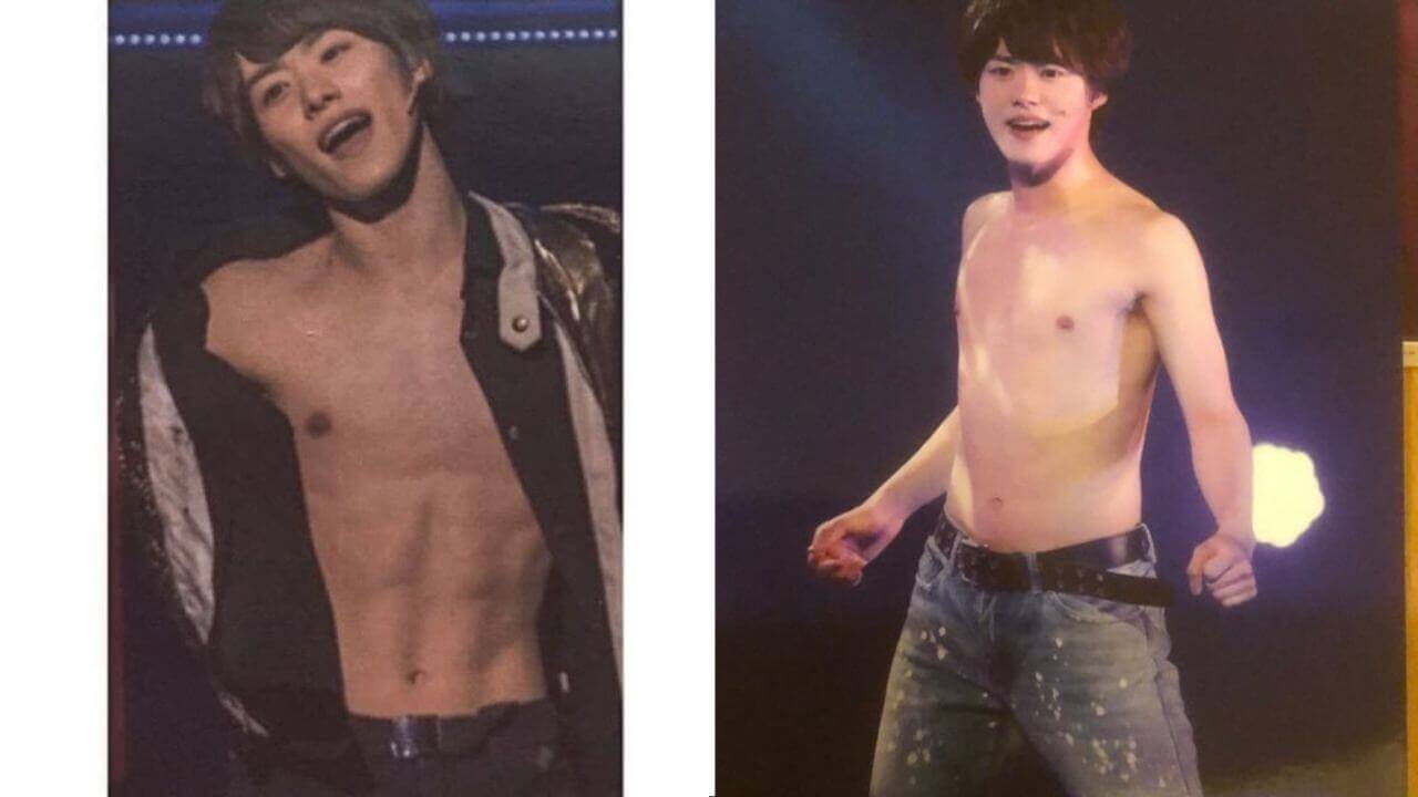 大橋和也の腹筋を比較