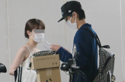 横尾渉さんと彼女のツーショット