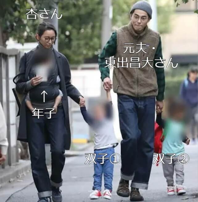 【画像】杏の子供は3人!双子と年子で年齢や性別は?小学校・幼稚園も調査