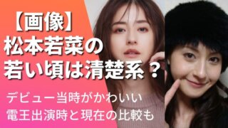 【画像】松本若菜の若い頃は清楚系だった？電王やデビュー当時がかわいい