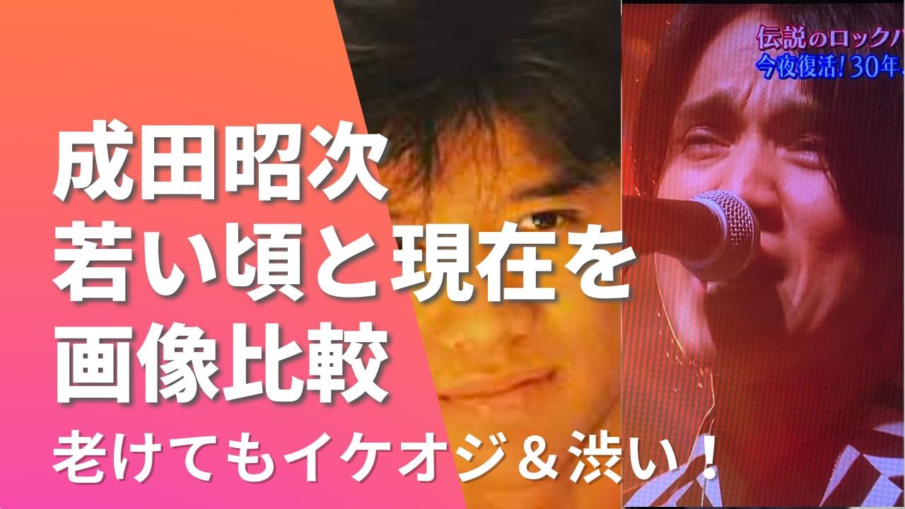 【画像】老けた成田昭次がイケオジすぎ！若い頃と現在の渋すぎる様子を比較